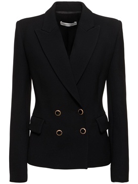 Wool double breasted blazer