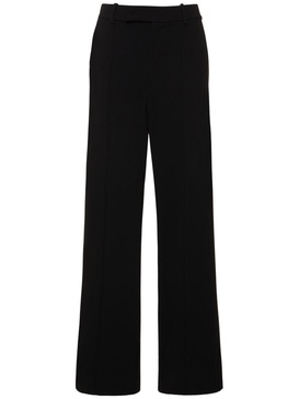 Weyes midrise crepe flared pants
