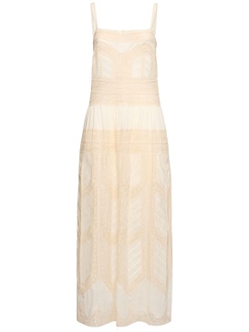 Acacia lace long dress