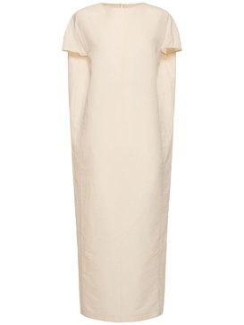 Webster silk blend organza long dress