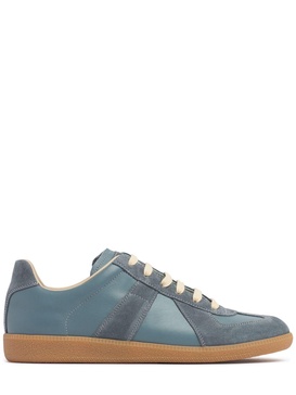 Replica low leather sneakers