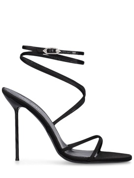 105mm Liz satin sandals