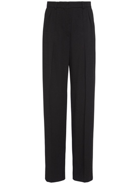 Hello pleated viscose wide pants