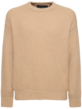 Cashmere & cotton knit sweater