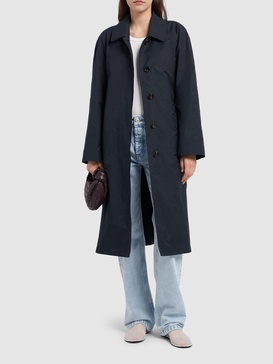 Orleans twill trench coat