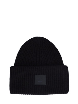 Face wool beanie