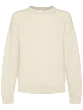 Crewneck alpaca sweater