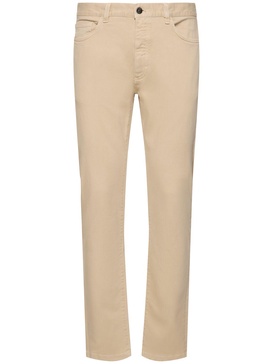 Five pocket cotton pants