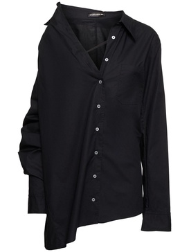 Julia cotton poplin drop shoulder shirt
