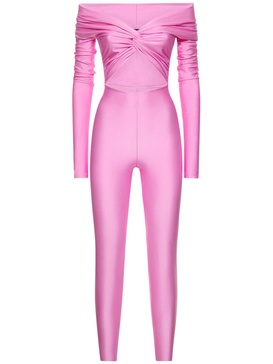 Kendall shiny stretch lycra jumpsuit