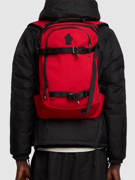 Logo stretch nylon 3L backpack