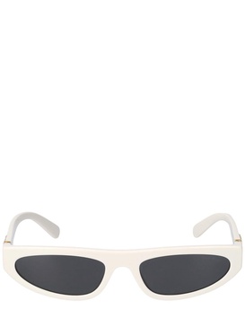 Cat-eye mask acetate sunglasses