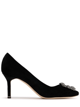 70mm Hangisi velvet pumps