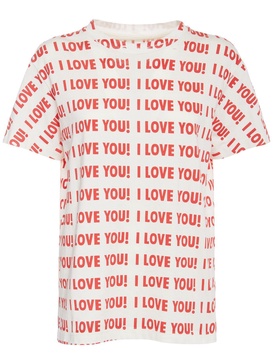 Printed jersey short-sleeved t-shirt