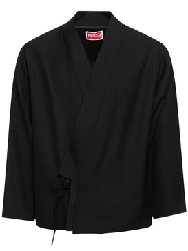 Kimono wool jacket