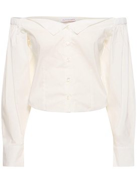 Hailey cotton blend crop top