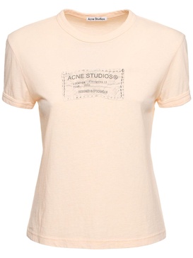 Cotton jersey logo t-shirt
