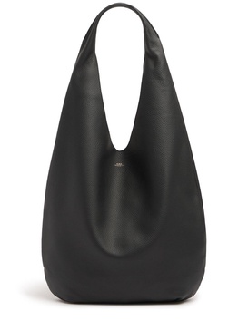 Le Neige grain leather tote bag