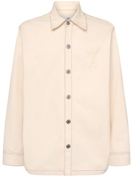 ADC logo cotton denim overshirt