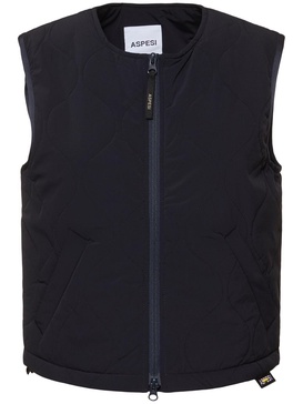 Quilted nylon vest