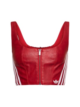 Zipped crop top