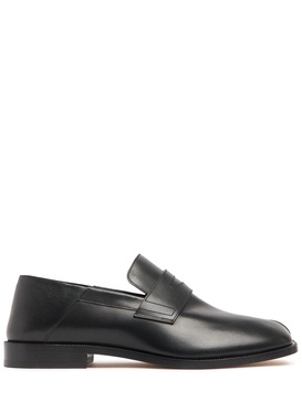 Leather Tabi loafers