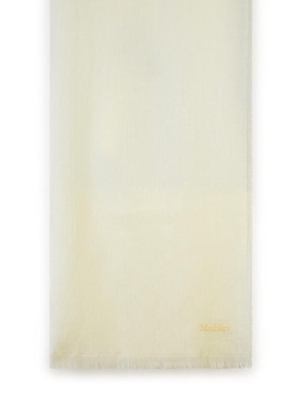 Max Mara 'Magico' White Wool Scarf Women