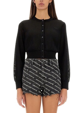 T By Alexander Wang Cropped Cardigan