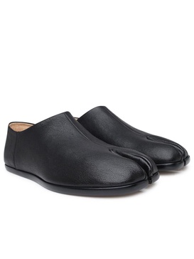 Maison Margiela Tabi Loafers In Black Leather Men