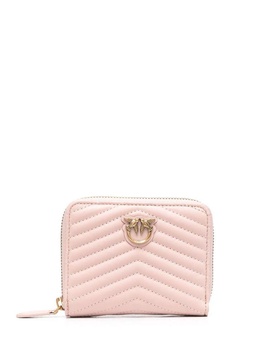 Pinko Taylor Love Birds Chevron-Quilted Wallet