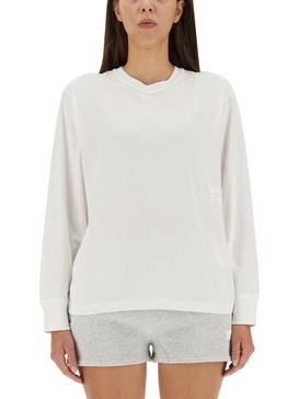 T By Alexander Wang Embossed Logo T-Shirt