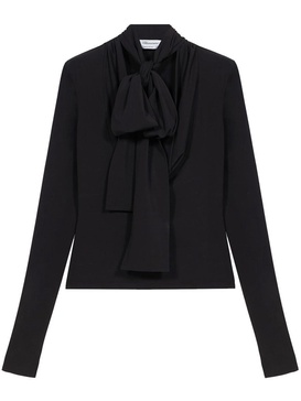 Blumarine Jersey Crepe Blouse Clothing