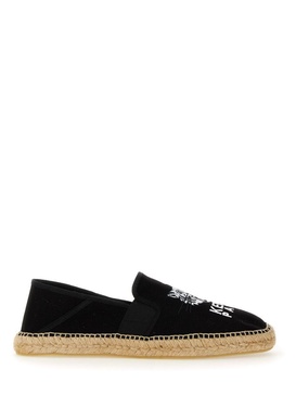 EMBROIDERED CANVAS ESPADRILLES "LUCKY TIGER"