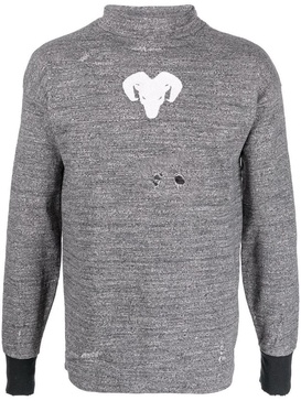 Maison Margiela Distressed High-Neck Jumper