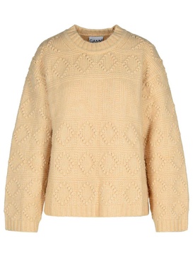 Ganni Beige Sweater