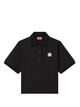 Kenzo Boke Flower 2.0` Embroidered Polo Shirt In Cotton
