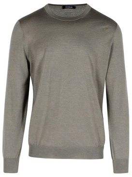 Gran Sasso Grey Cashmere Sweater