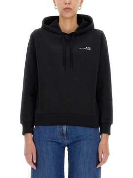 HOODIE WITH LOGO PRINT