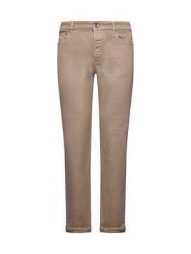 Brunello Cucinelli Brown Cotton Jeans