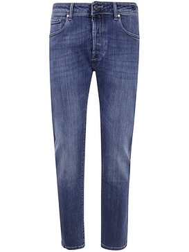 Incotex Blue Division 5 Pocket Denim Stretch Wash 4 Clothing