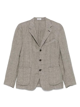 Boglioli Linen Blend Single-Breasted Jacket