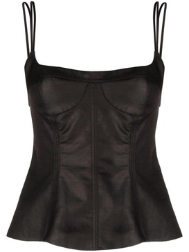 Stella McCartney Corset-Style Peplum Tank Top