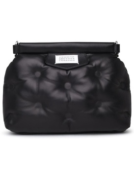 Maison Margiela Black Leather Glam Slam Bag Women