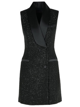 Max Mara 'Eiffel' Dress In Black Viscose Blend Women