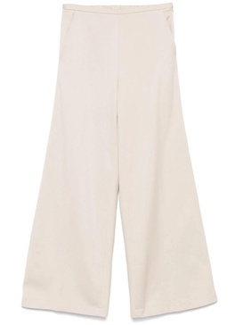 Forte_Forte Mercerized Cotton Twill Flared Pants Clothing