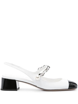 Miumiu Women Slingback Bicolore Vernice