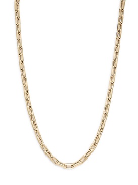 14K Yellow Gold Chain Necklace/17"