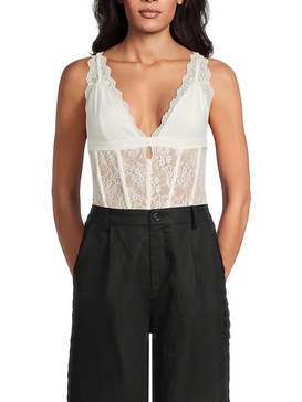 Carlotta Lace & Boning Bodysuit
