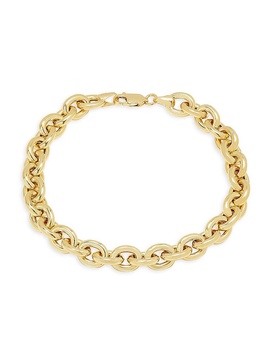 14K Yellow Gold Link Chain Bracelet