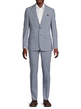Micro Houndstooth Suit